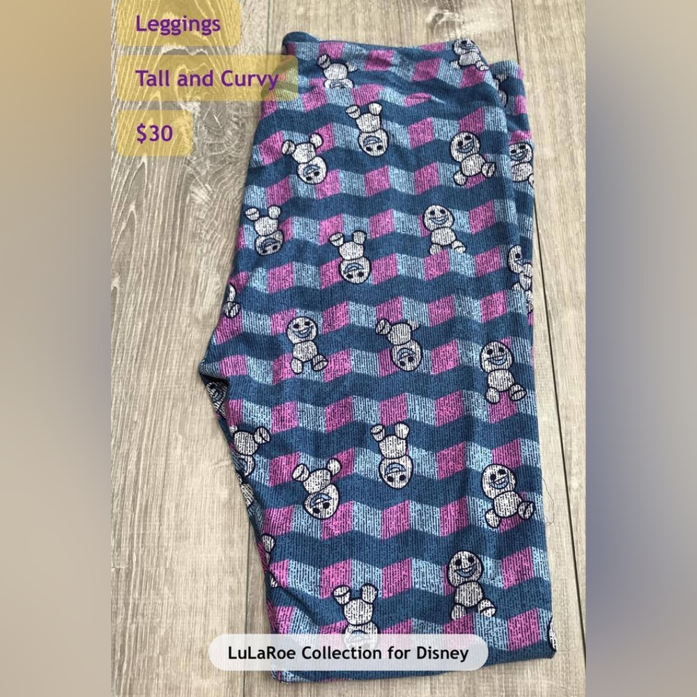 Disney FROZEN Snowgies TC LuLaRoe Leggings